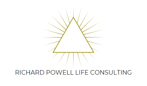 Richard Powell Life Consulting. Triangle Logo.